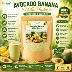 [BUY 1 GET 1] Avocado Banana Milk Shake Powder 500g Healthy Weight Gain Energy Drink No Sugar Added