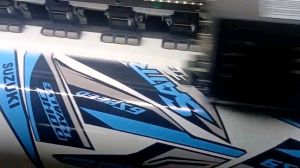 Tem rời Satria Fi 150cc - Mẫu F150. Chất liệu PPF Cao Cấp : 3 Lớp Chống Nước Chống Phai Màu. Nhãn Dán Decal