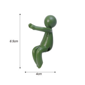 YESPERY 1/3Pcs Cute Little Man Plant Stand Support Bendable Reusable Hydroponic Plant Holder Plant Support For Stems Shoots And Cuttings