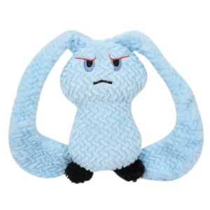 SDFSF Long Eared Rabbits Pet Plush Toys Bite-Resistant Stuffed Animal Squeaky Dog Toys Portable Tooth Cleaning Gnawing Puppy Toys Medium Small Dog