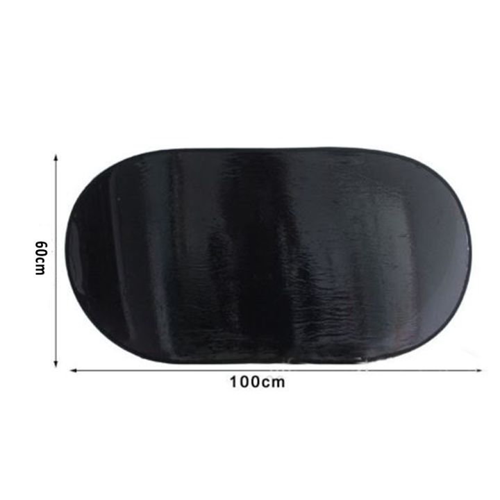 (100 cm x 60 cm) Universal PVC 97% UV Proof Sun Shade Electrostatic Heat Reducer Film tinted Sunshade For Car Side Window (1 Piece)