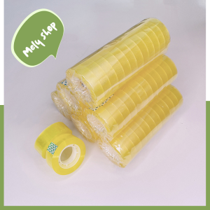 Cuộn Băng Keo_Cuộn Băng Dính Văn Phòng Vòng Nhỏ 1cm_Loại 1 dày dặn