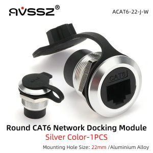 AVSSZ Round Data Connector Socket USB3.0 HDMI 2.0 HIFI Type-C Network RJ45 Docking Module Installation Opening Size 22mm