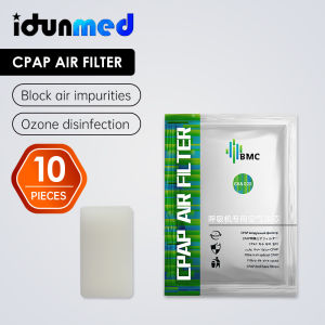BMC CPAP Filter 10Pcs Air Sponge White Colour independent Package for BMC CPAP Machine BiPAP Machine