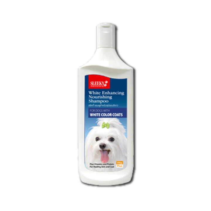 SLEEKY Shampoo White Enhancing Dog Shampoo สลิคกี้ แชมพูบำรุงขนและ