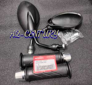 paket promo spion x 1 125 + handgrip standar + Jalu stang chrome Mio Xeon Fino beat Vario Scoopy Nouvo Vixion Jupiter z Jupiter mx beat Scoopy Vario Supra kharisma dll