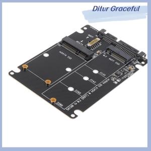 Ditur Ngff TO SATA 3 HDD อะแดปเตอร์ mSATA SSD M.2แผงอะแดปเตอร์โปรโตคอล SATA