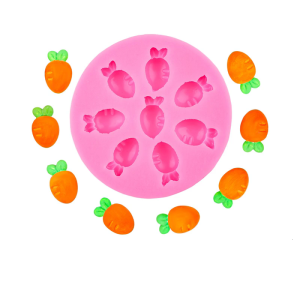 Silicone Mould Cake Molds DIY Small Carrots Molds Epoxy Resin Molds Chocolate Molds for Cake Dessert Decoration