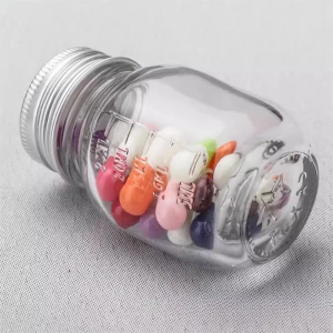 30ml 1pcs/2pcs Glass Installed Pill Bottle Potion Bottle with Lid Powder Box Seal Bottle with Scale