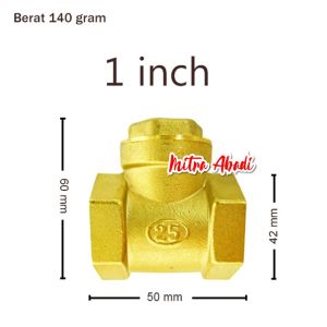 Swing Check Valve Kuningan / Klep Tabok