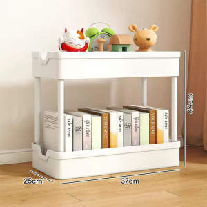 3/4/5 Tier Multifunction Rolling Storage Trolley | With Wheels Trolley | Storage Cart | Kitchen/Living Room/Office Space-Saving | Durable 置物推车