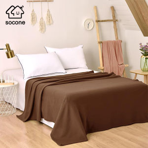 【 Use coins to offset 30% 】Socone Fleece Blanket Kumot Plain 150cmX200cm