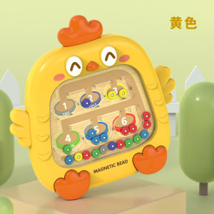 Papan Gambar Magnet Ayam/Mainan Anak Papan Magnet/Mesin Penangkap Bola/Magnetik Papan Gambar/Mainan Edukasi Kreatifitas/Papan Manik Magnet Serbaguna
