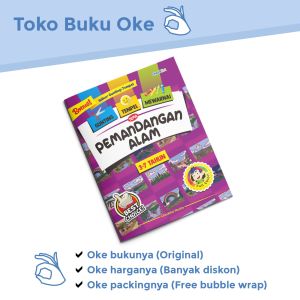 Buku Aktivitas Anak Gunting Tempel Mewarnai Tema Pemandangan Alam Full Color Bonus Stiker