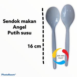 SENDOK MAKAN PLASTIK/SENDOK PANJANG/GARPU MAKAN PLASTIK/SENDOK GARPU PLASTIK/SENDOK GARPU HAJATAN/SENDOK GARPU NASI KOTAK TERMURAH ISI 25 PCS MEREK ANGEL TERMURAH