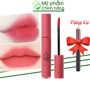 Son 3CE Velvet Lip Tint Pink Break – Màu Hồng Đào Bền Màu Lâu Trôi CHÍNH HÃNG CHECK HIDDEN TAG