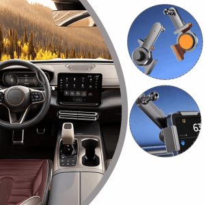 BELLERY Ball Head Design Car Display Screen Holder Large Screen Compatible Universal Fit Car Display Screen Bracket Multi-Angle Adjustment Base Bracket Structure Center Control Screen Bracket ar Interior Use