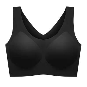 Cloud Seamless Underwear for Women Large-Breast Slimming Fixed Cup Plus Size Bra Popular Item for Live Streaming and Wholesale