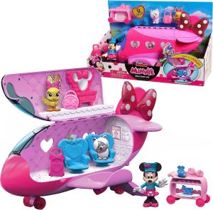 Disney Junior Minnie Mouse Bow-Liner Jet Toy Figures and Playset