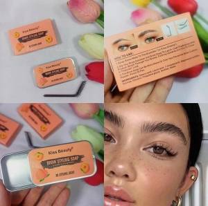 AMORELOVE KISS BEAUTY Eyebrow Styling Cream Colorless Long Lasting Natural Eyebrow Soap