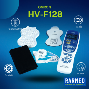 Máy massage xung điện trị liệu Omron HV-F128 giảm đau hiệu quả