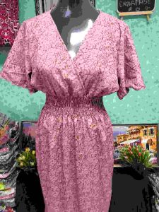 V-NECK BIG SIZE DRESS