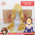 Wig Cosplay Anime Game Genshin Impact : Fischl Ein Immernachtstraum Rambut Palsu. 