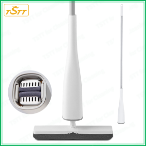 Sponge Mop Hand Wash-Free Household Lazy Mop Upgraded Absorbent Rubber Cotton Mop Self-Wringing Folding Squeeze Water Floor Mop