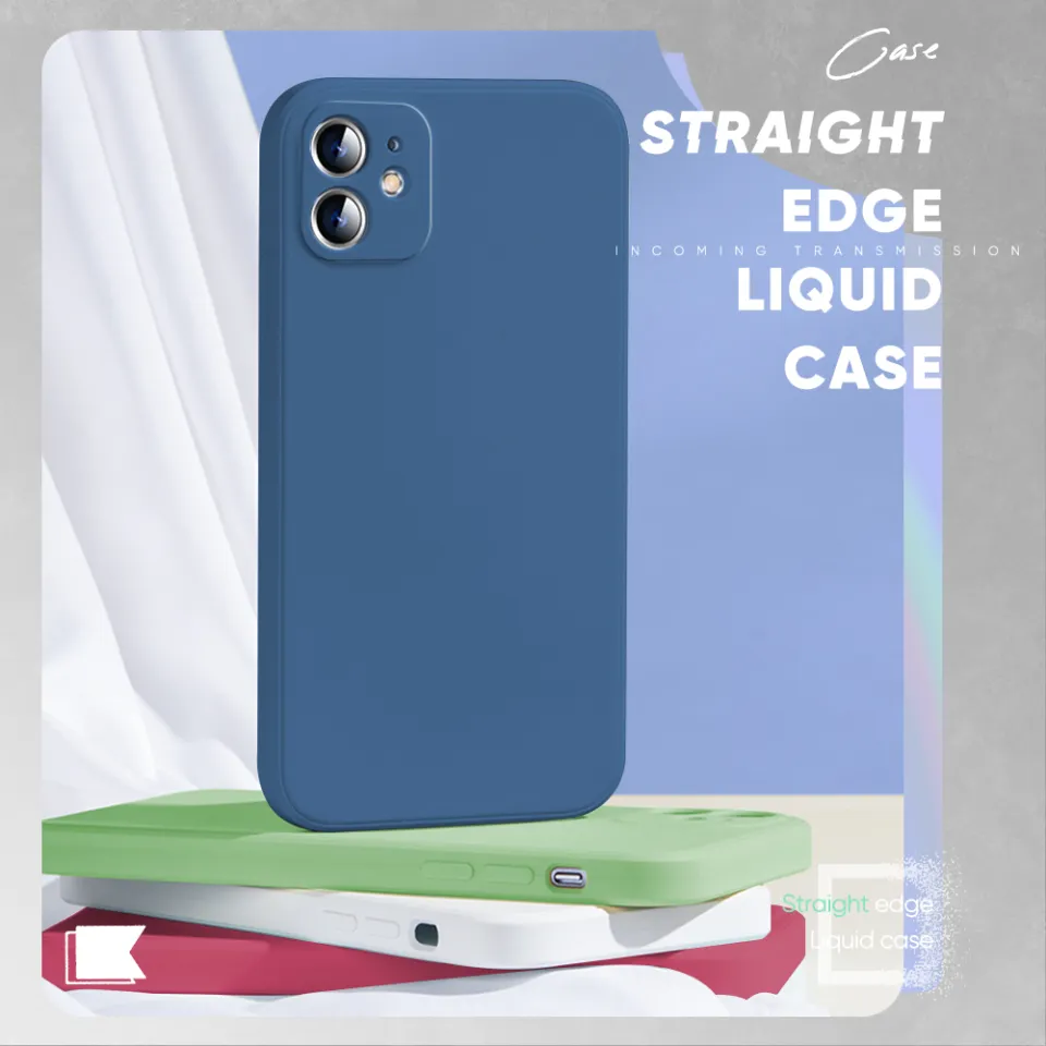 Case Iphone 11 11 Pro Max Case Square Cair Asli Silikon Lembut