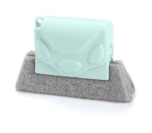 Berus Pembersihan Lebar Jendela Sihir Pembersih Trek Pintu Sliding Tangan Cepat Membersihkan Semua Slides dan Gaps Jendela Pintu Sliding Penutup Garis jubah Pengkondisi Udara (Kelabu+Beige+Hijau)