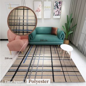 Karpet Lantai Polyester Acrylic Premium Size 160x230 cm dan 200x210 cm Motif Modern Anti Slip