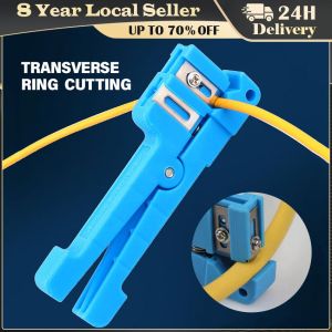 Fiber Optic Stripper Coaxial Cable Cutter Adjustable Blades Cutter Optical Beam Tube Stripper Tools
