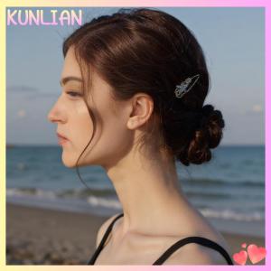 [KUNLIAN] 2Pcs Exquisite Starfish Hair Clips Sweet Fairy Hairpin Side Bang Clips Duckbill Clip For Girls Versatile Hair Accessories