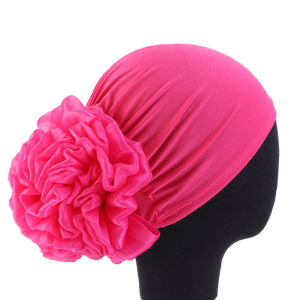 Inner Sanggul Lace Rosette Milk Silk Premium Cotton Headscarf Cap Inner Tudung Bun Hijab Shawl Accessories