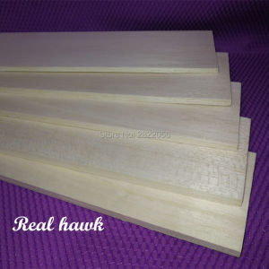 Real Hawk Model Balsa Wood Sheets 100x9mm 5 Pcs for RC Airplane Boat Model Building