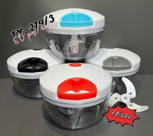DXUU FOOD CHOPPER BESAR ( 5 & 3 PISAU ) BLENDER TANGAN TARIK MANUAL BUMBU DAPUR
