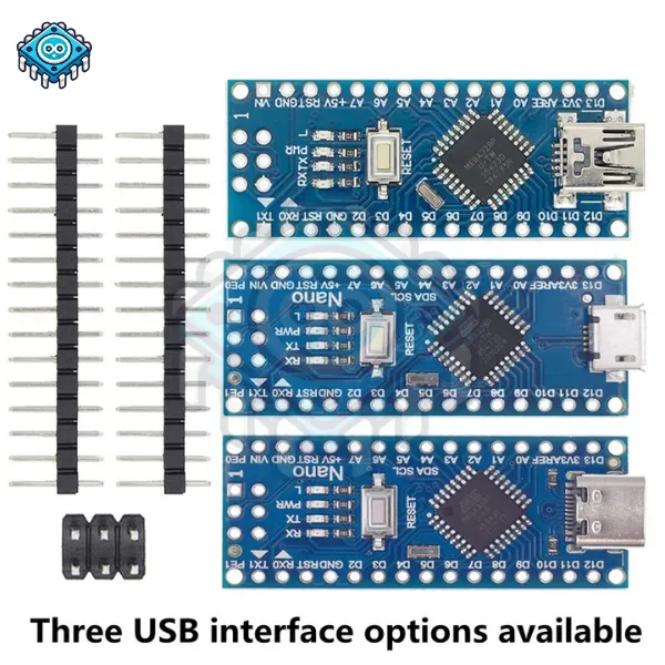 Board Arduino Nano CH340 – Cổng USB Type-C / Micro, ATmega328P/168P ...