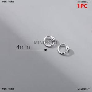 [COD] MINIFRIUT Minimalist Woman Hoop Earrings Small Ear Bone Buckle Simple Fine Jewelry Ear Bone Nail Earrings For Women Ear Hoops Fashion Accessories