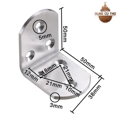 Ke góc vuông Inox 304 - chuyển để ke vuông các vật liệu gỗ với nhau