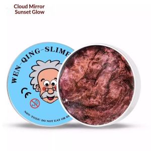 JJT Non-Newtonian Fluid Putty Color-Changing Rainbow Slime Toy for Kids Stress Relief and Creative Play