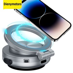 Universal Car Phone Holder Magnetic Mount for iPhone with Strong Suction Cup and Adjustable Grip