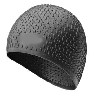 Man Swim Caps Womens Long Hair Silicone Swimming Caps Large Diving Bathing Hat Stretchy Swimming Hat Diving Hat