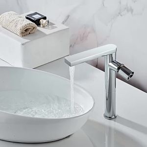 LDIES Gold Basin Faucet Bathroom Single Lever Hot and Cold Copper Black Gray Single Handle Brass Decked Rotation Sink Mixer K3R9Z