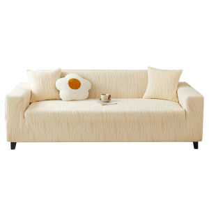[Cozyhome2] Stretch Sofa Slipcover with Pillowcase Cozy Sofa Protector Machine Washable for Kids Pets Friendly Living Room Home Decor