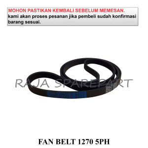 FB12705 V BELT MESIN CUCI / VANBELT / LINDEN MESIN CUCI / FAN BELT 1270 5PH