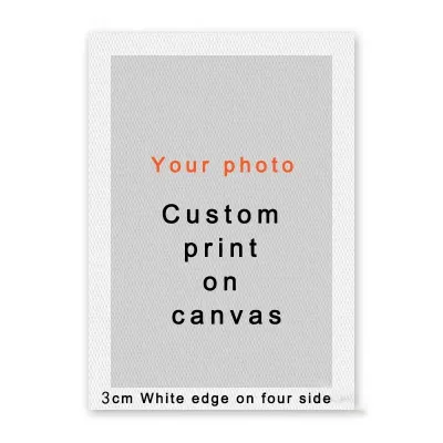 Personalized Waterproof Canvas Print - Custom Photography Art for Living Room Wall Decor Home Pictures Poster