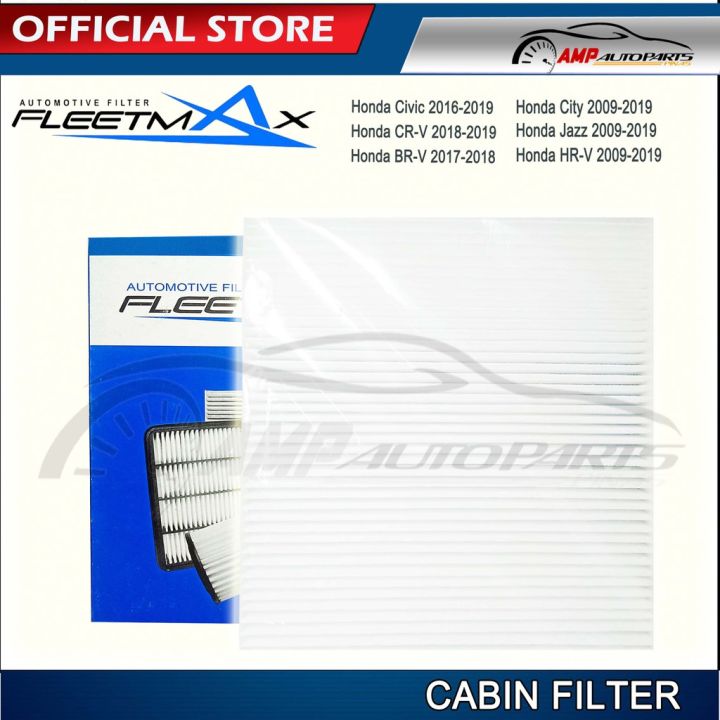 Fleetmax Cabin Filter For Honda City Jazz Civic Crv Hr V Br V Fcs Lazada Ph