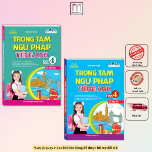 Sách - Global success - Combo Trọng tâm ngữ pháp Tiếng Anh lóp 4 (trọn bộ tập 1+2) (có đáp án)