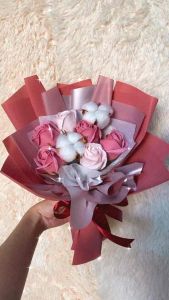 8 Mix Roses Bouquet 粉玫瑰🌹Gift 玫瑰花束💐 Soap Flower Anniversary Birthday Valentines Graduation 母亲节花束 💐 玫瑰花 毕业 情人节 生日