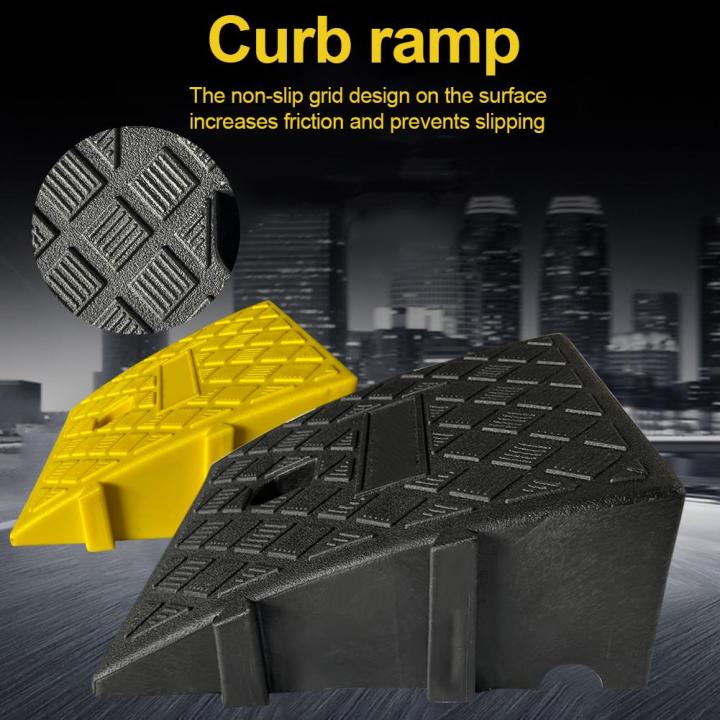 Portable Lightweight Curb Ramps Heavy Duty Plastic Threshold Ramp Kit ...